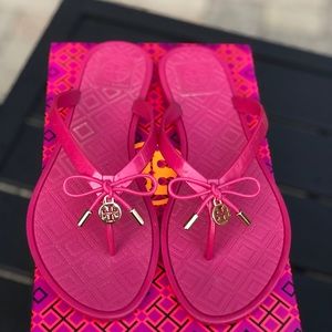 Tory Burch jelly bow sandal - worn 3x